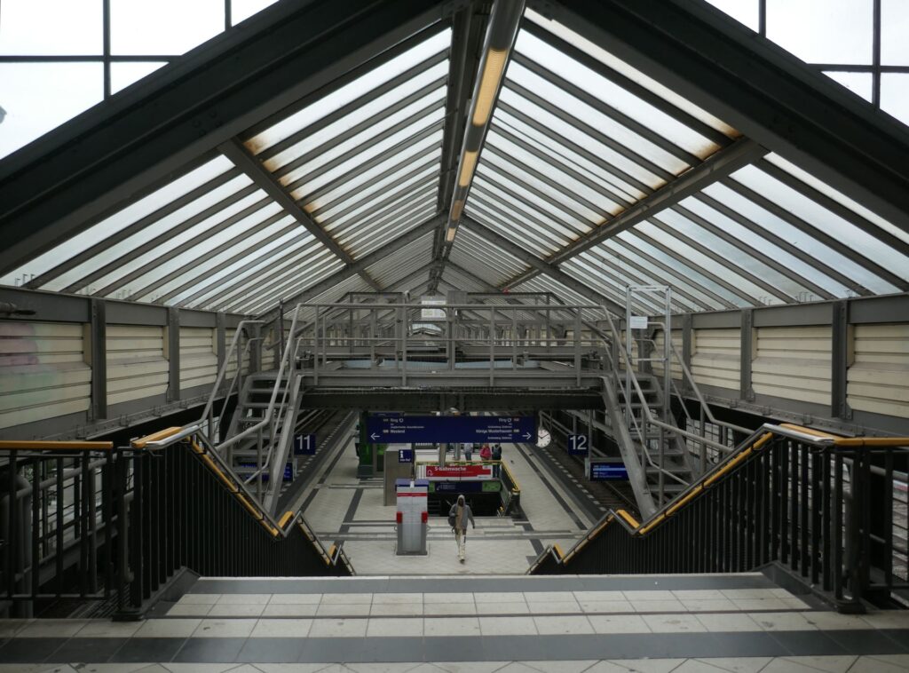 Blick auf den S-Bahnhof Westkreuz