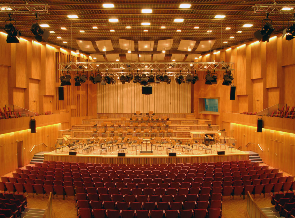 Großer Sendesaal im Haus des Rundfunks rbb