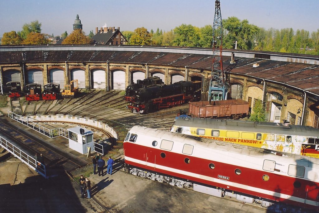 Rundlokschuppen im Bahnbetriebswerk Schöneweide