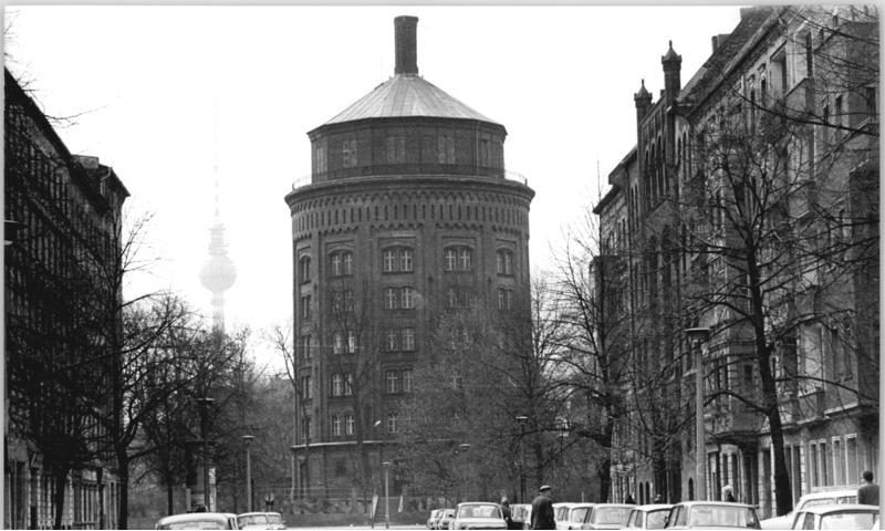 Wasserturm Prenzlauer Berg im Jahr 1979