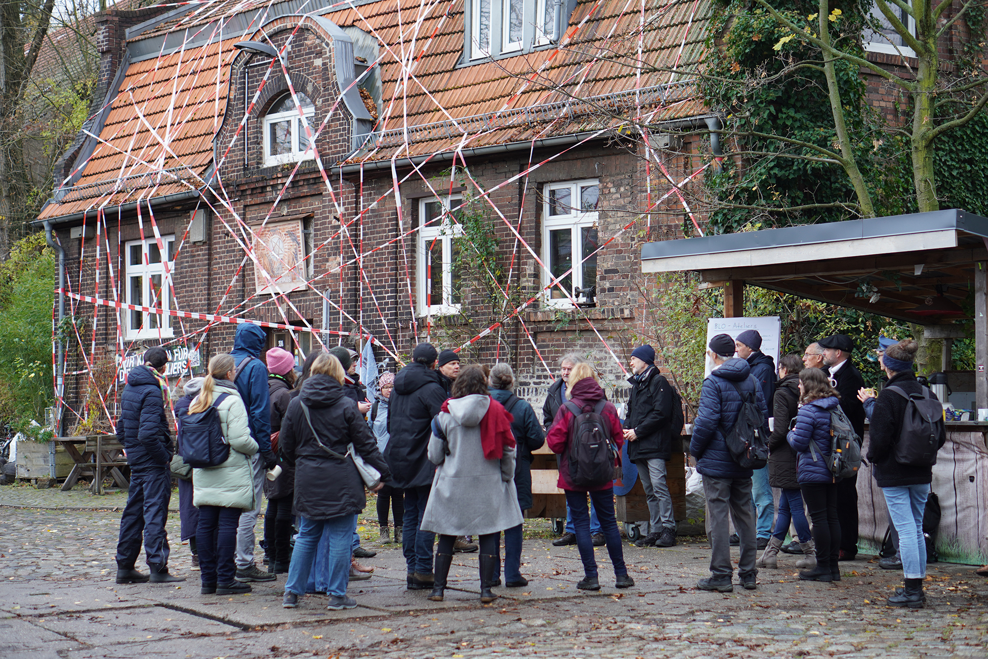 Auf dem BLO-Gelände | © bzi/Foto: Jula Kugler