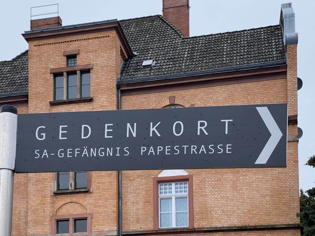 Kasernen Gedenkort SA-Gefängnis Papestrasse