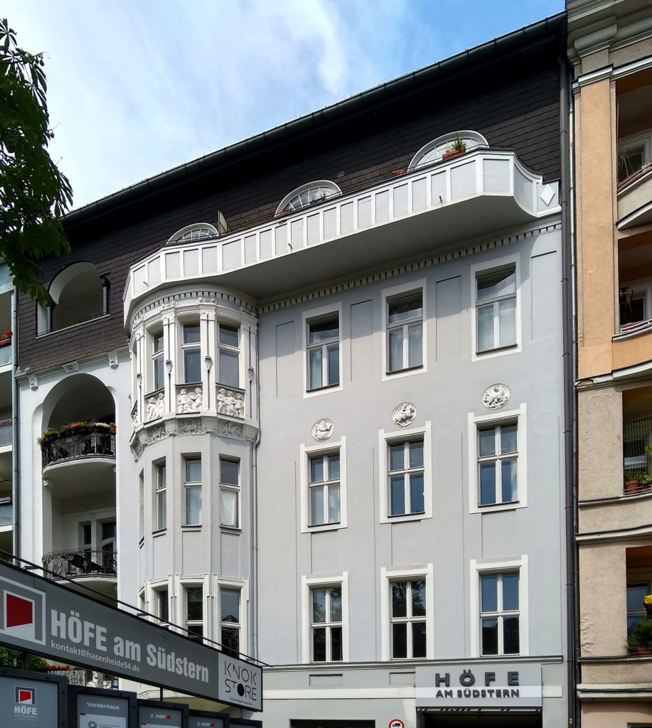 Höfe am Südstern mit Fassadengestaltung