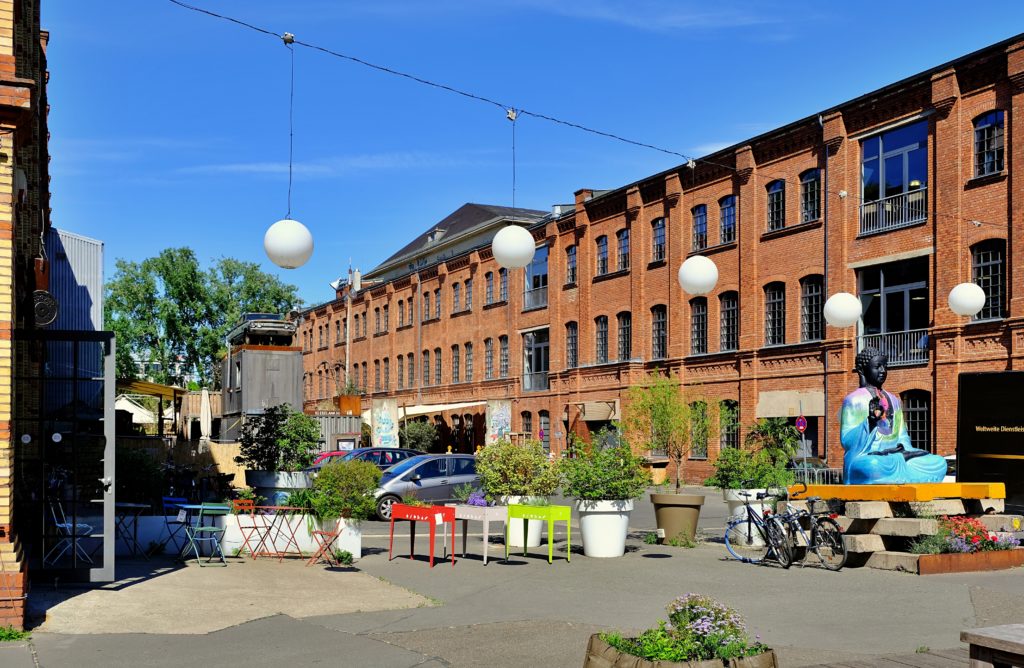 Außenansicht Fabrikgebäude Berliner Velvet