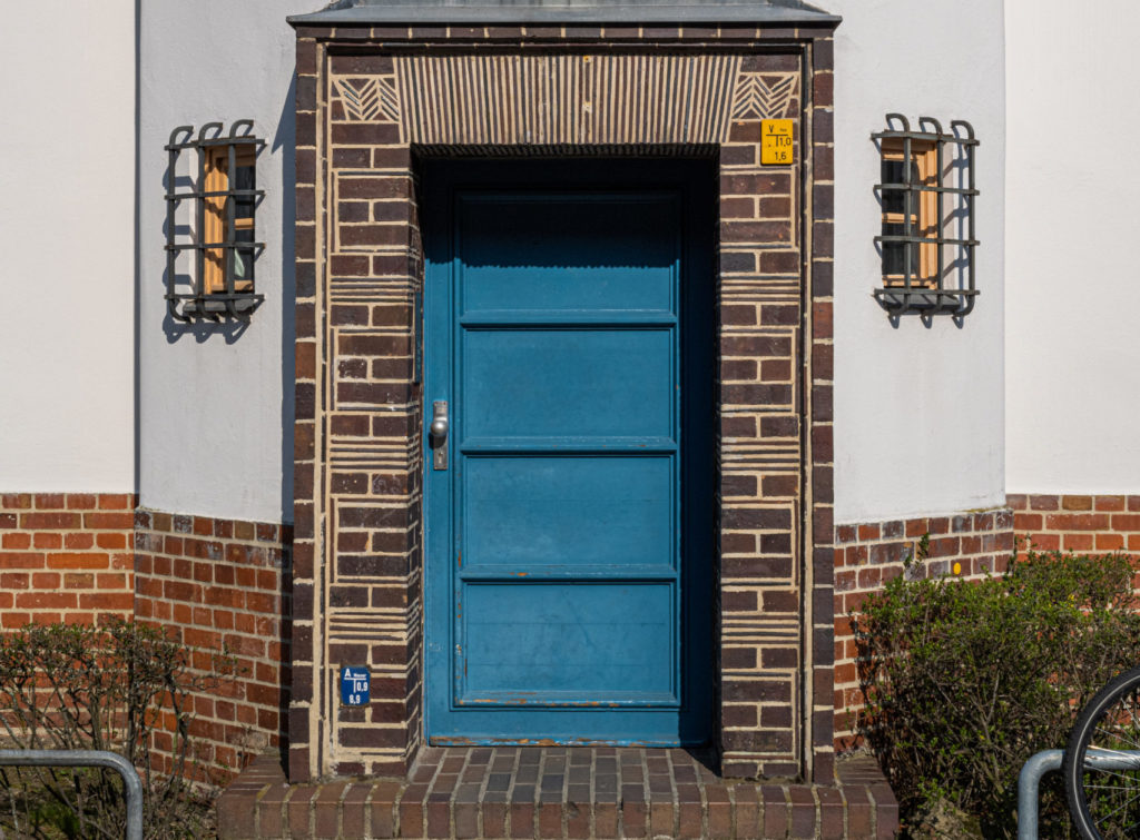 Siedlung Siemensstadt blaue Tür