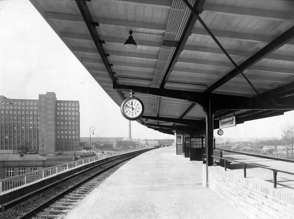 Siemensbahn Station Siemensstadt Historisch 1929