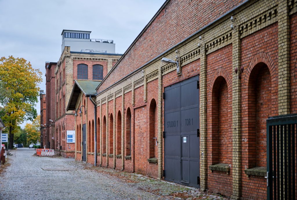 Gebäude aus Backstein der Feuerwerkslaboratorien und Pulverfabrik Eiswerder