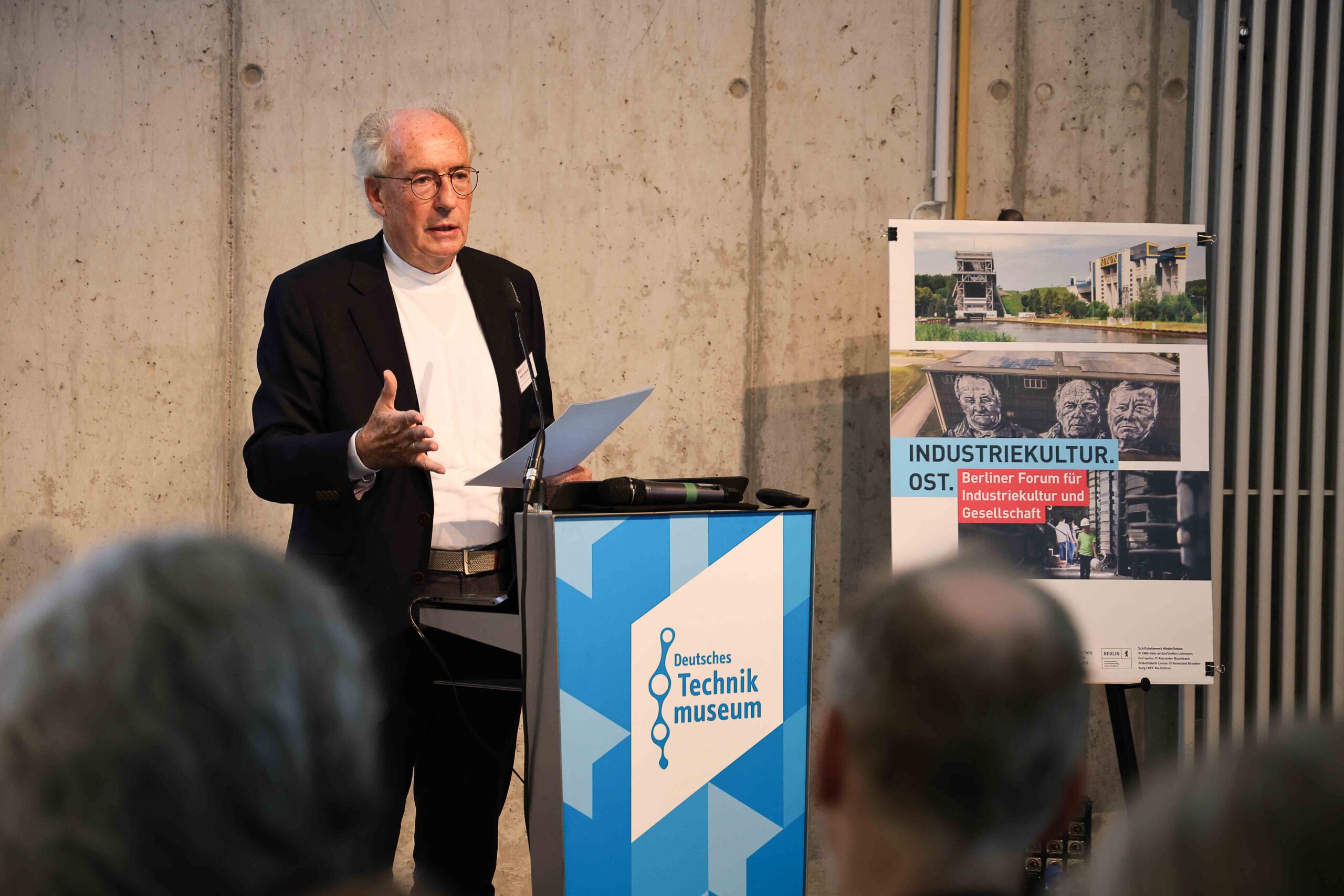 Prof. Joseph Hoppe vom Berliner Zentrum Industriekultur.  | © bzi/Foto: Lea Gleisberg, 2025