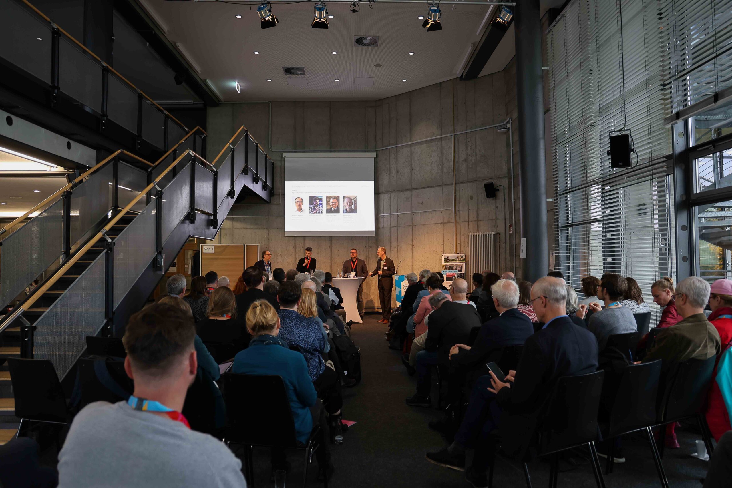 Das Forum im Deutschen Technikmuseum. | © bzi/Foto: Lea Gleisberg, 2025