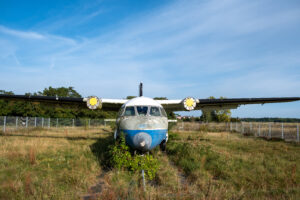 Übungsflugzeug der Feuerwehr