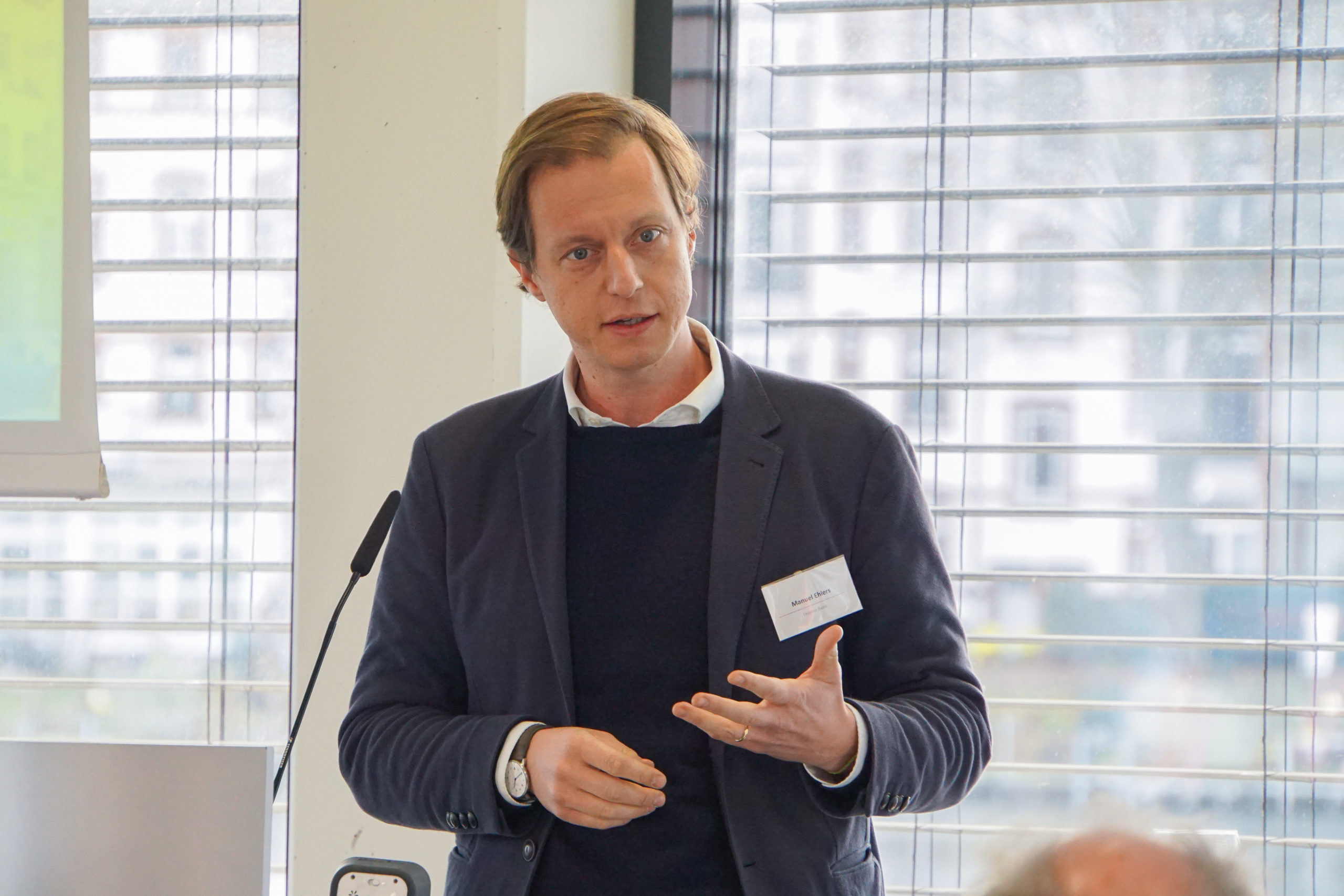 Manuel Ehlers, Head of Sustainable Property, Triodos Bank N.V. Deutschland | © bzi/Foto: Lea Gleisberg
