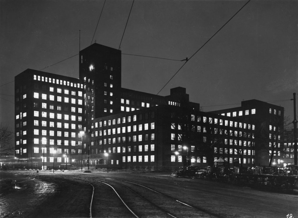 Wernerwerk-Hochbau bei Nach historisch 1932
