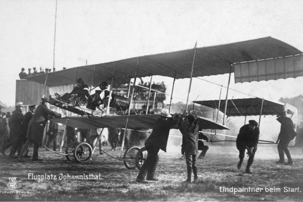 Flugplatz Johannisthal Flugzeug Start 1911